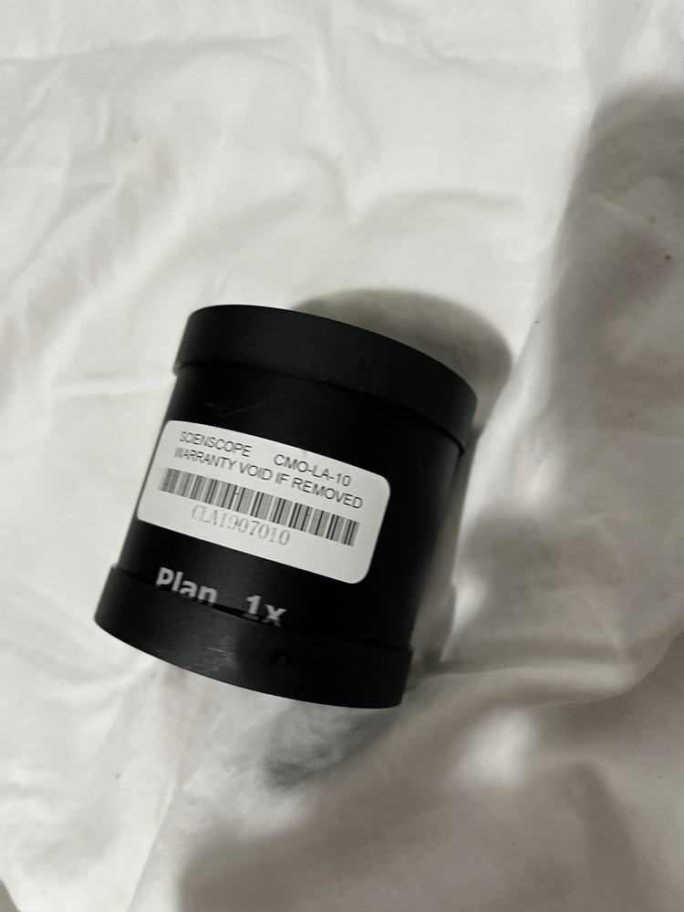 Scienscope CMO-LA-10 Plan 1x Bottom Lens (E Series)