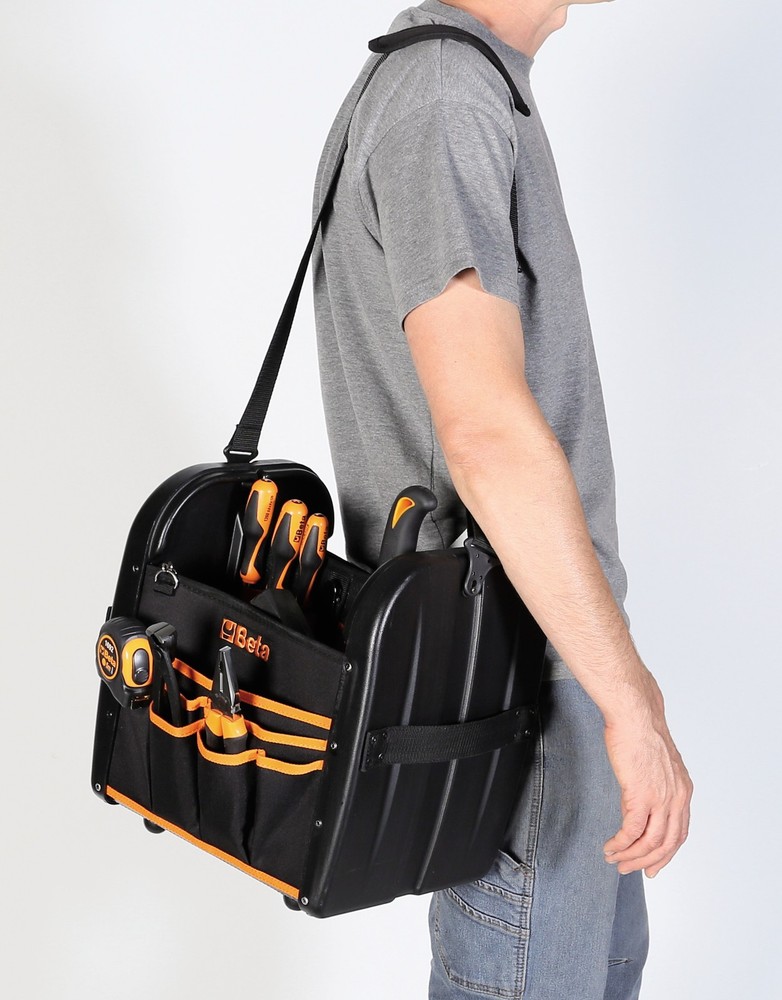 Beta C4 Fabric Tool Bag With Sturdy Plastic Sides