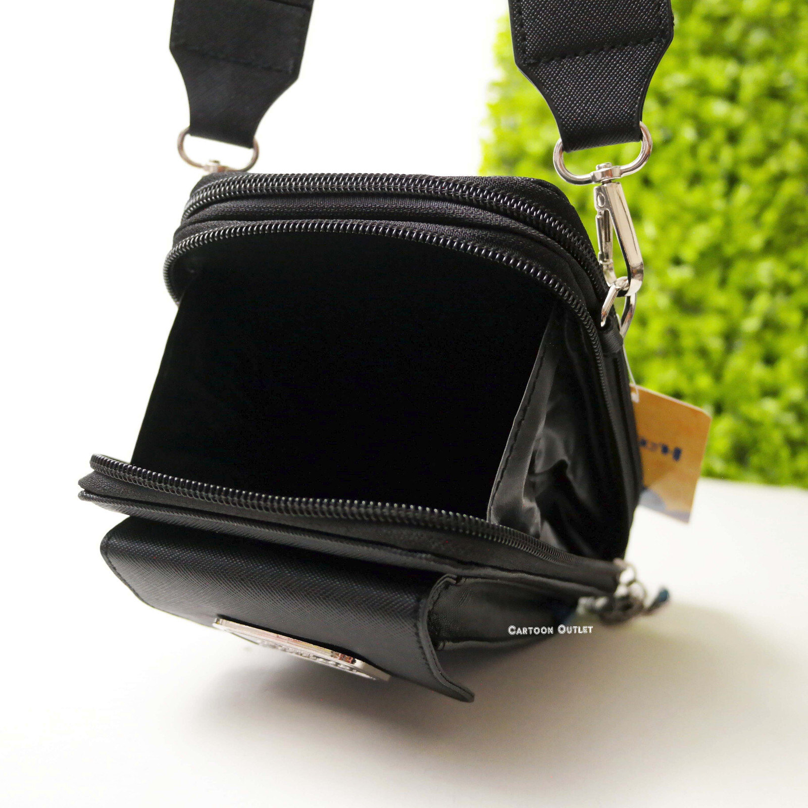 Disney Lilo & Stitch Crossbody Bag Purse Cell Phone Holder Passport Wallet Bag