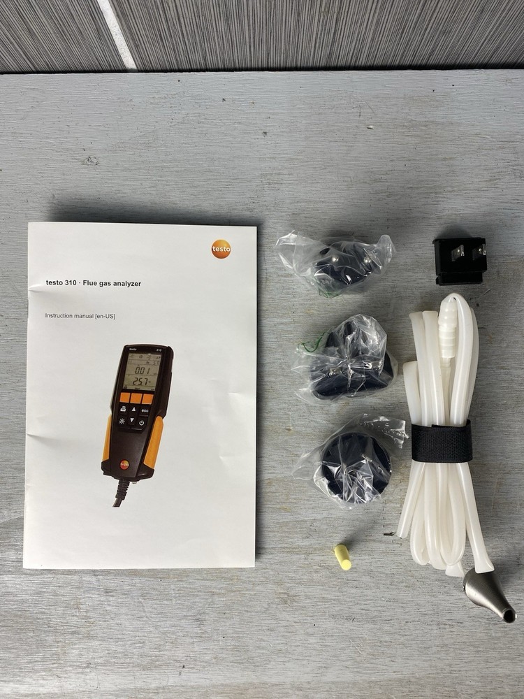 AS-IS Testo 310 Combustion Analyzer Kit Flue Gas Detector*No Printer*Untested