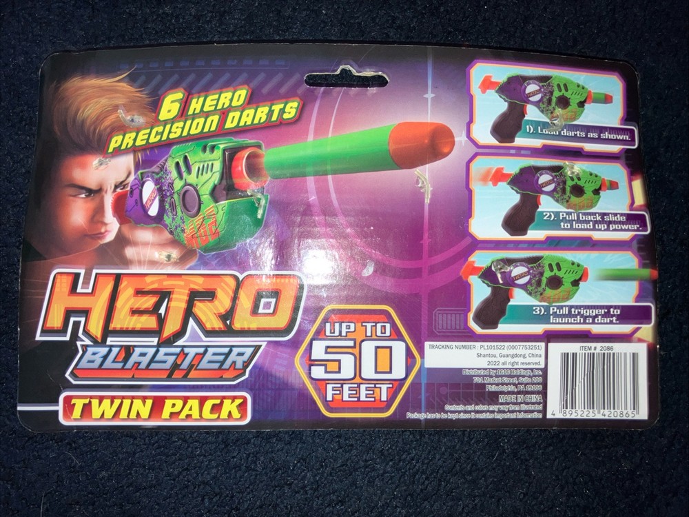 Hero Blaster Twin Pack Dart Pistols