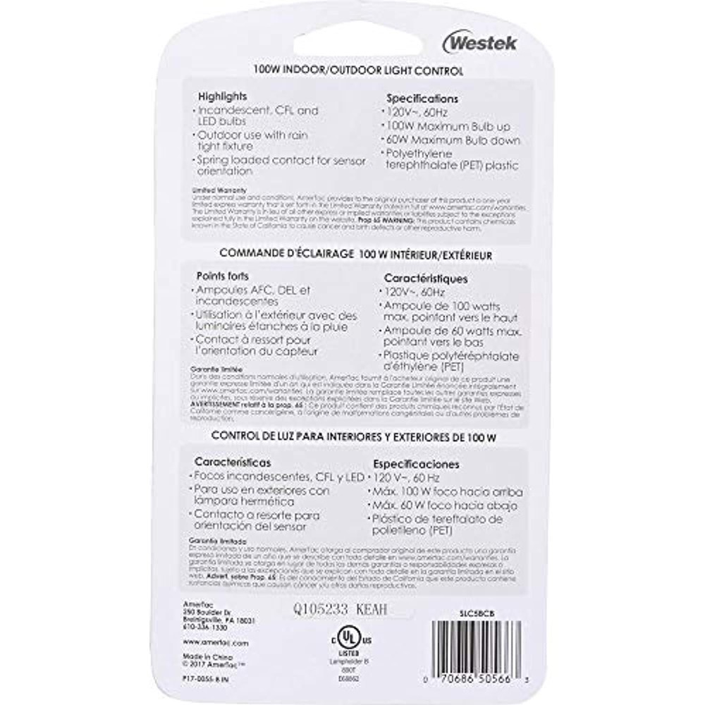 Westek SLC5BCB-4 Light Control, Bronze