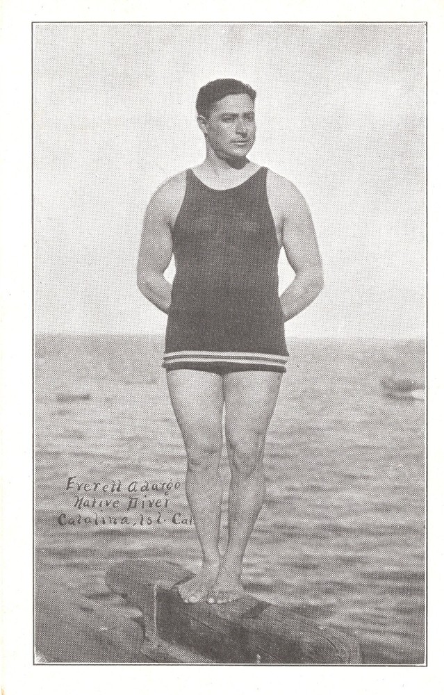 EVERETT ADARGO, NATIVE DIVER, CATALINA ISLAND, CA - PC4368