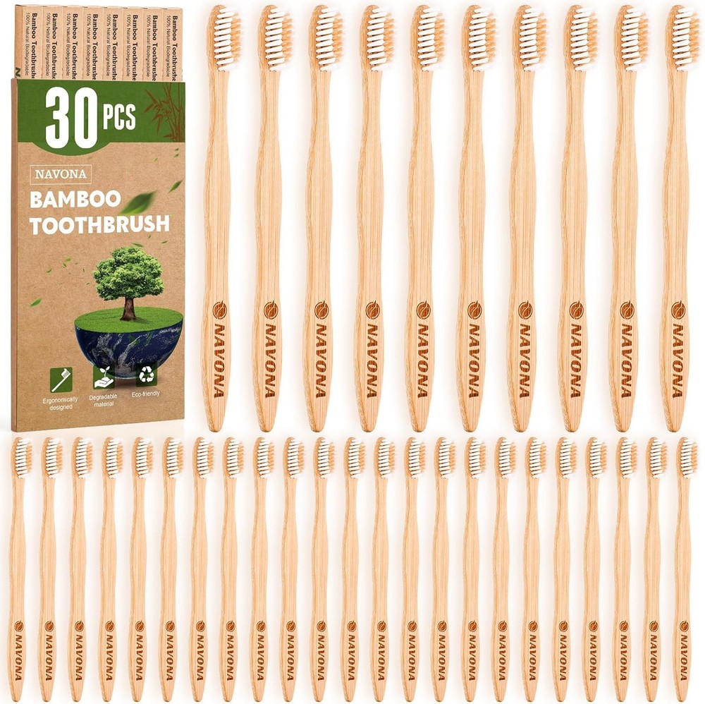 Bboo Toothbrushes Pa,  Medium Soft Bristles