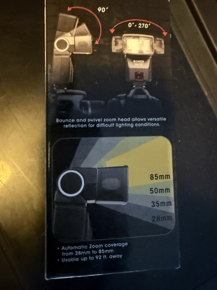 BOWER AUTO FOCUS SFD728 DIGITAL TTL FLASH FOR NIKON
