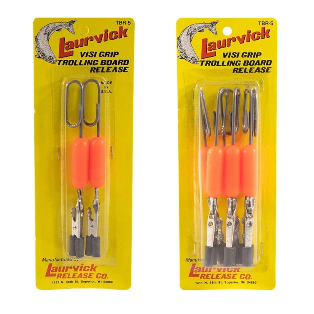 Laurvick Visi Grip Trolling Board Release Downrigger Orange
