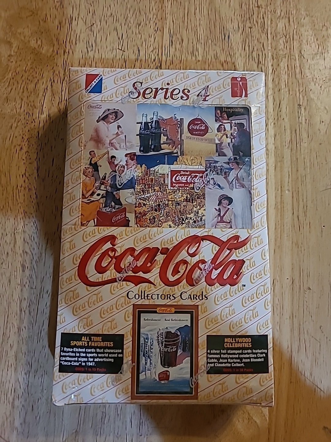 1995 COLLECT A CARD SERIES 4 COCA~COLA FACTORY SEALED