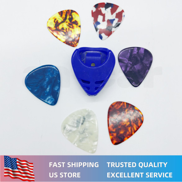 6 ×  Guitar Picks Acoustic Electric Plectrums Assorted Thin 0.46-1.50mm