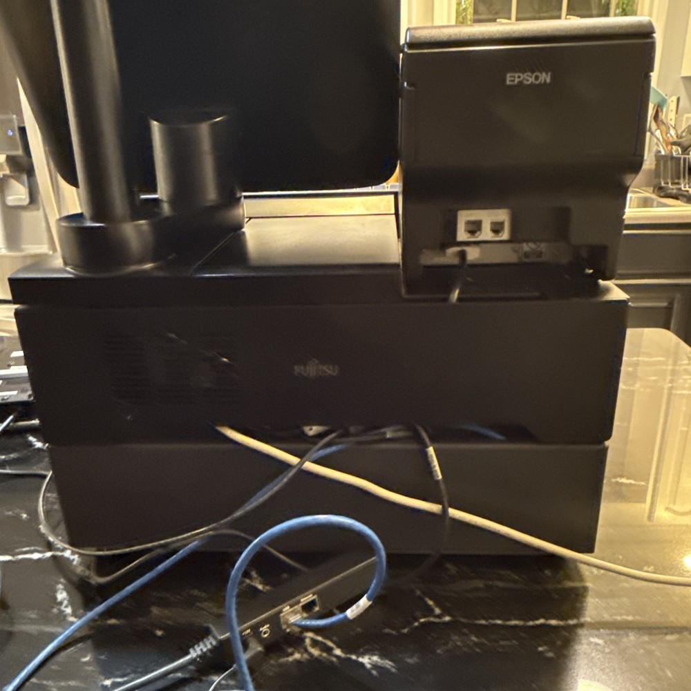 POS Complete Till System Cash Register Touchscreen Scanner Debit Reader