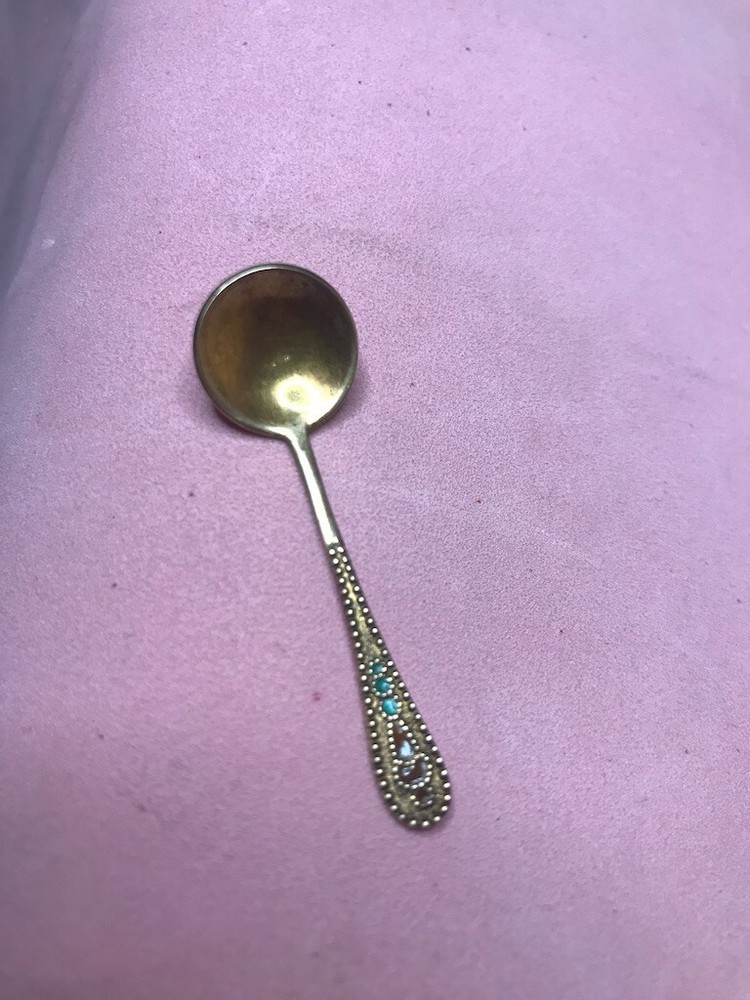 vintage small spoon silver 875
