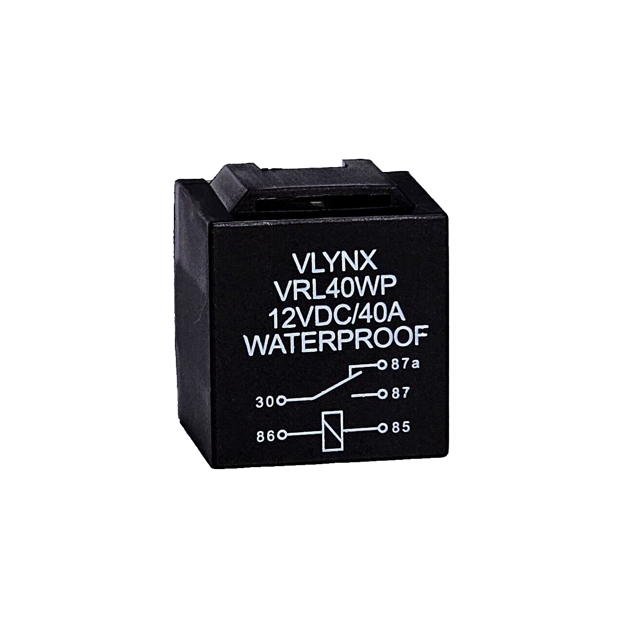 QTY1 CAR RELAY +(1) 5 PIN SOCKET 12V VOLT DC 40A WEATHERPROOF & WATERPROOF SPDT