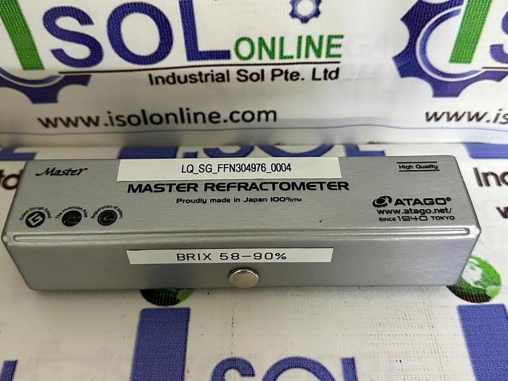 ATAGO Master-3α Series Refractometer BRIX 58-90% Automatic & Water Resistant