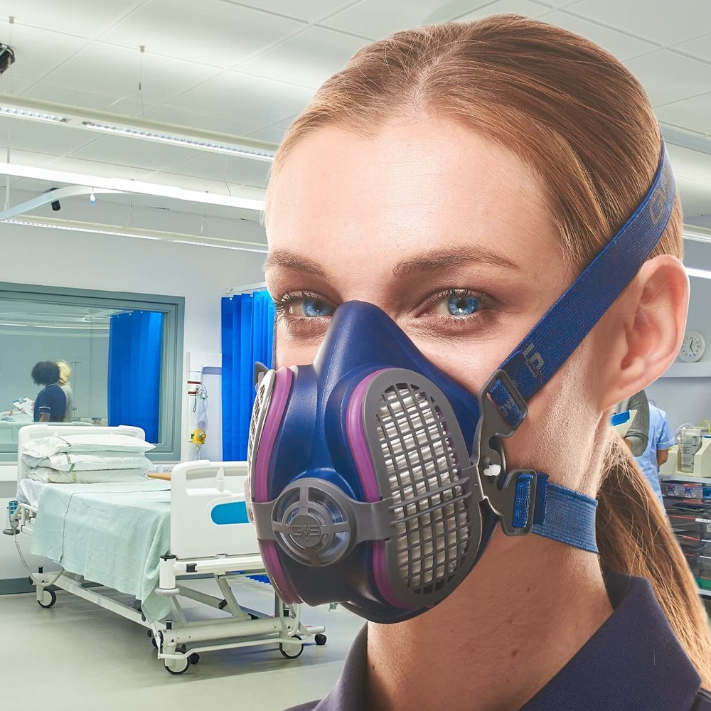 GVS ELIPSE Half Mask Respirator, Elastomeric with Replaceable Cartridge,