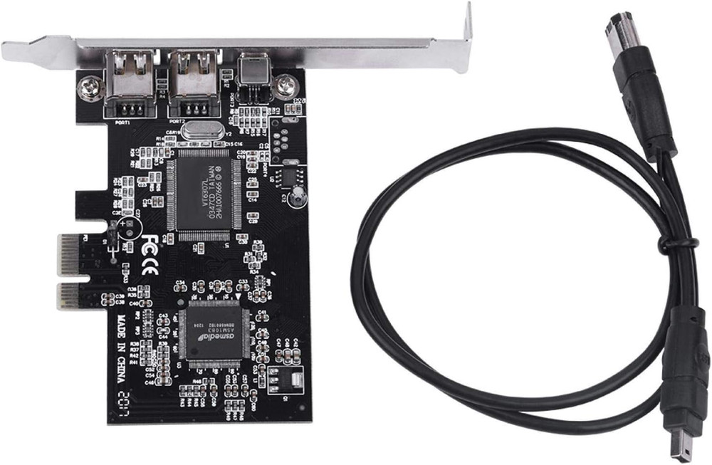 800Mbps PCI-E Express Card, 1394A IEEE 1394B Controller Card with Firewire Cable