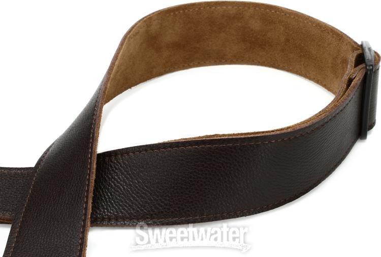 Levy's MSS7G Garment Leather Guitar Strap - Dark Brown