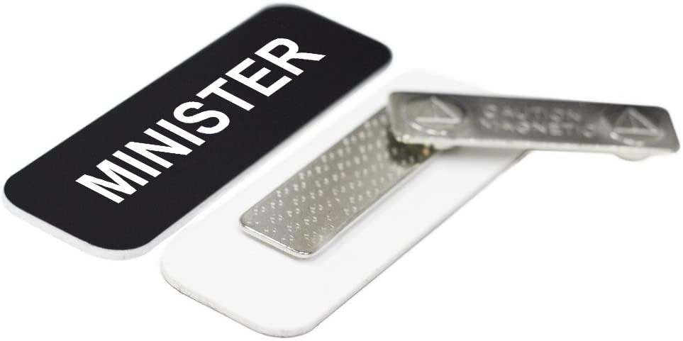 Minister 1 x 3" Name Tag