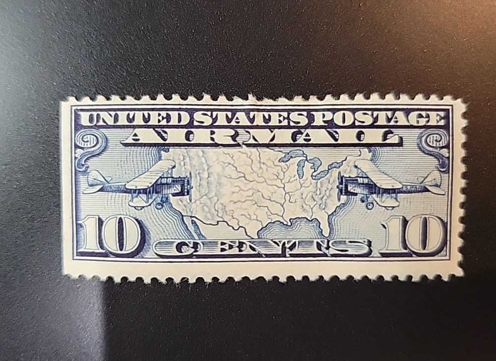 US  SCOTT # C7 AIRMAIL SINGLE 1926  MINT Hinged