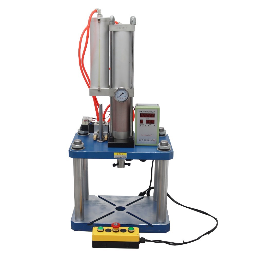11000lbs Pneumatic press 0.5"-3.9" Stroke 2.5cm Dia Digital Display Control