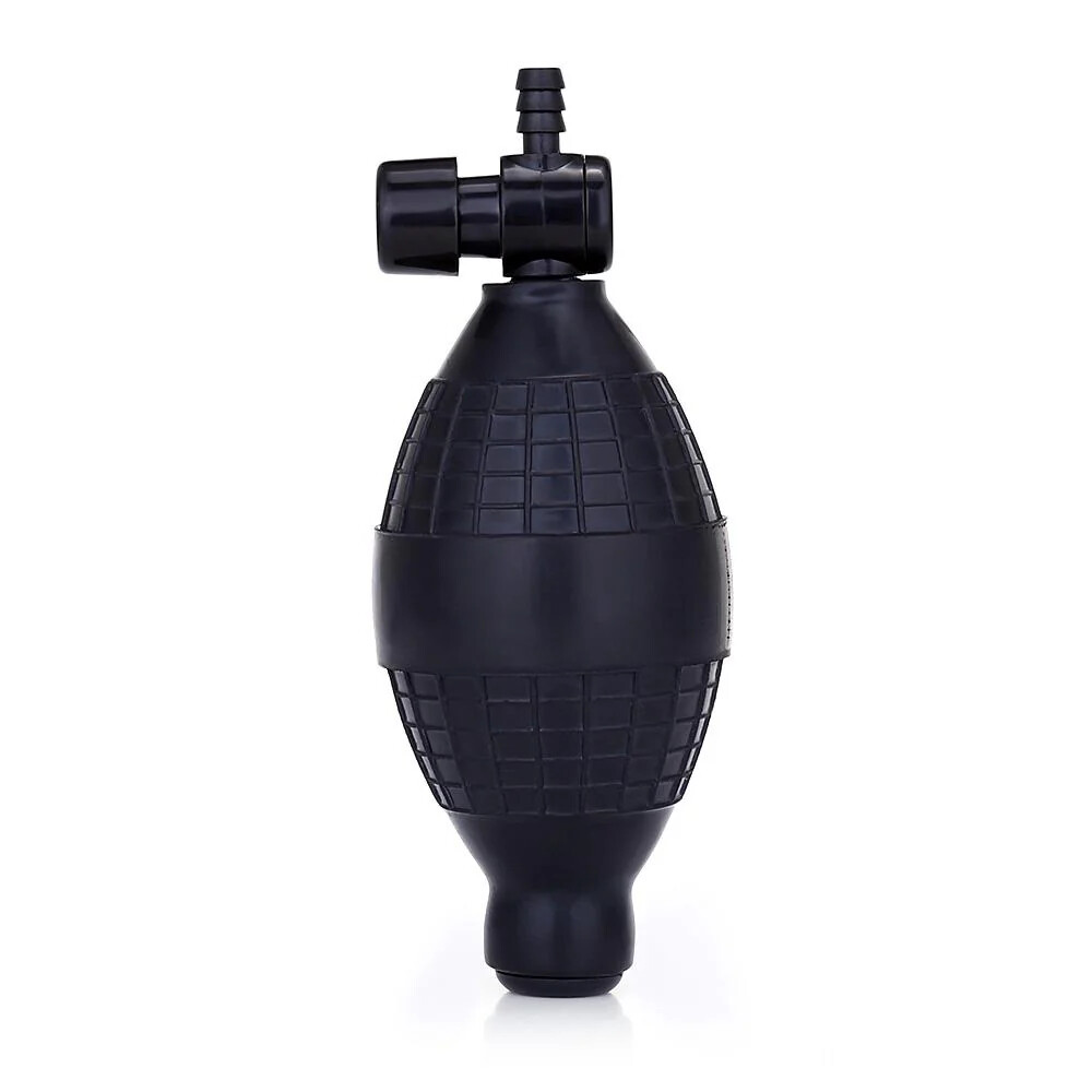 Bulb Single Breast Pump with 4 Inch Diameter Navy Blue