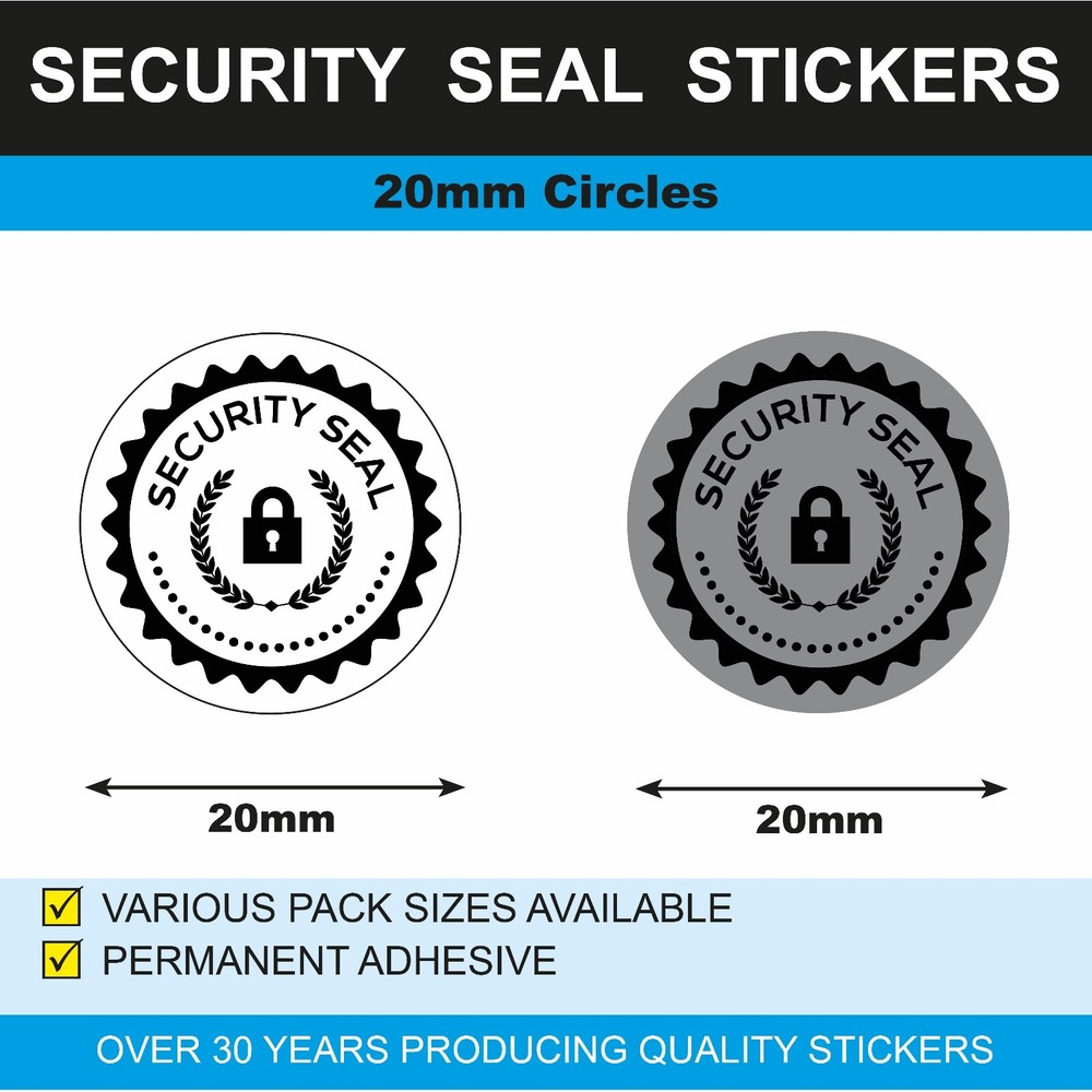Arofol Bag / Comex Mailing Postal Zip Seal Security Seal Stickers