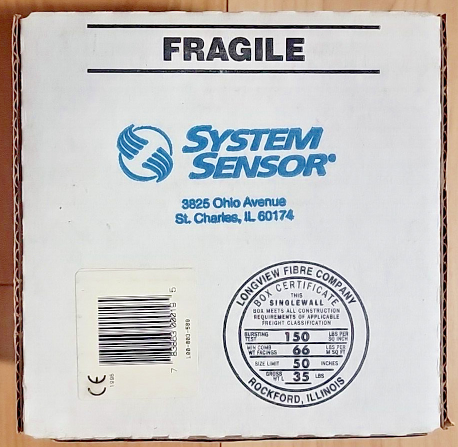 System Sensor Smoke Detector 2424 400 Series Photoelectric - NEW Factory Sealed