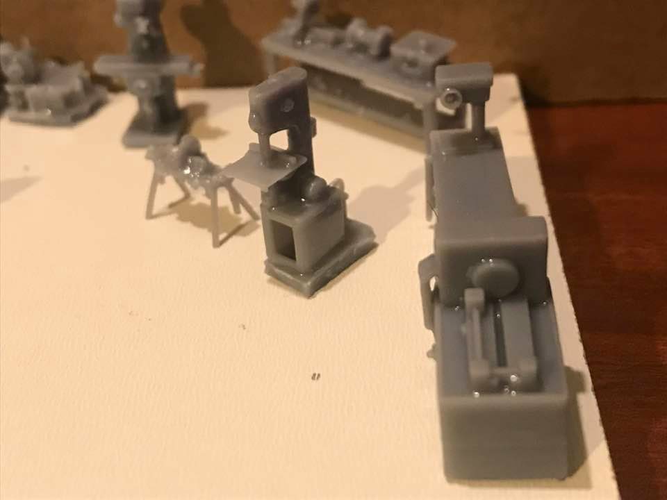 Ho 1/87 Scale Workshop Machinery Big Set