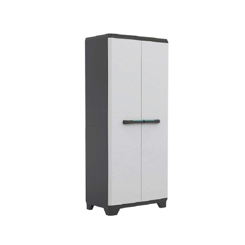 Keter Linear Resin Scope Holder Cabinet Cabinet with Adjustable Shelves