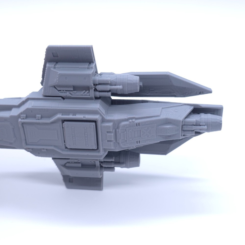 Diamondback - 1", 3", 6" or 12" Model - Custom Space Ship Sci-Fi Elite