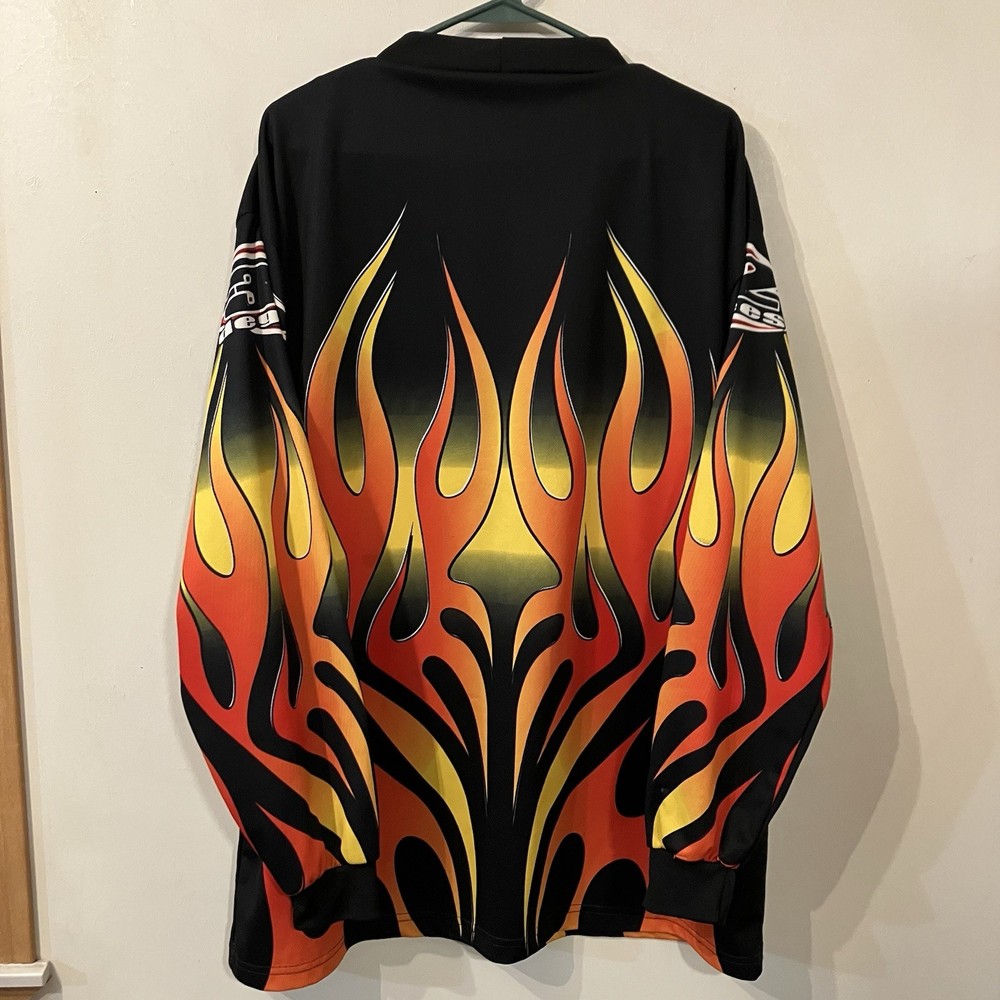 32 Degrees Paintball Jersey Flame Design Size X-LARGE