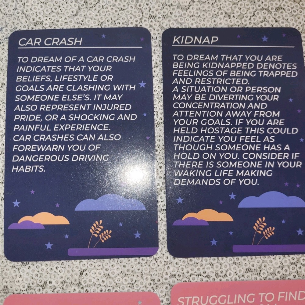 Dream Decoder Cards Subconscious Secret Activity Box Dreams 2022