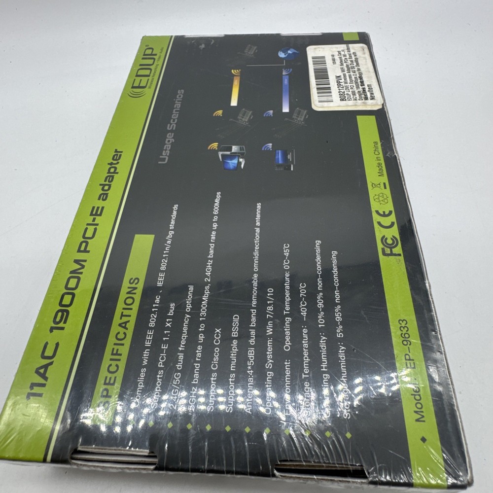 EDUP Wireless 11AC 1900M PCI-E Dual Band Adapter