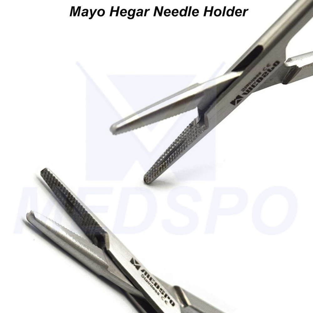 Surgical Veterinary Kit Surgical Suture Needle Holder Dressing Forceps Scissors