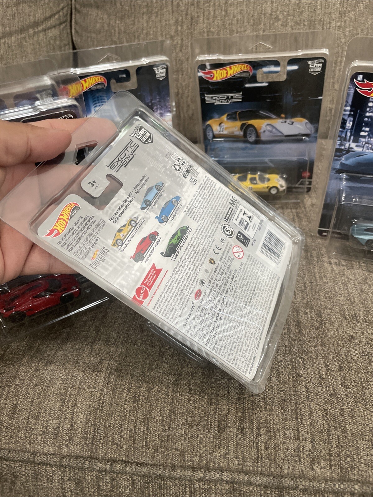 60 Qty Blister Protector Case for Hot Wheels Premium Line