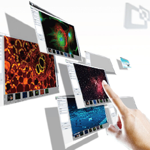 AmScope 5.0MP TouchPad Microscope Camera High-Res Android OS HDMI Output