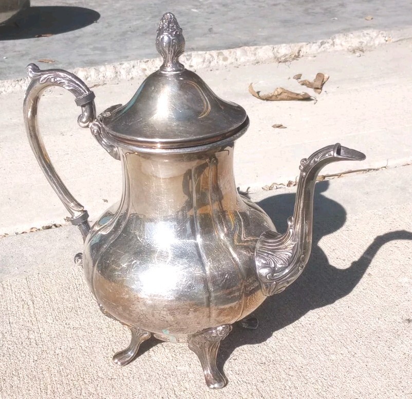 Antique Silver Plated Teapot