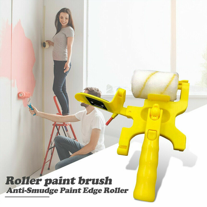 Multifunctional Clean-Cut Paint Edger Roller Brush for Room Wall Corner Ceiling