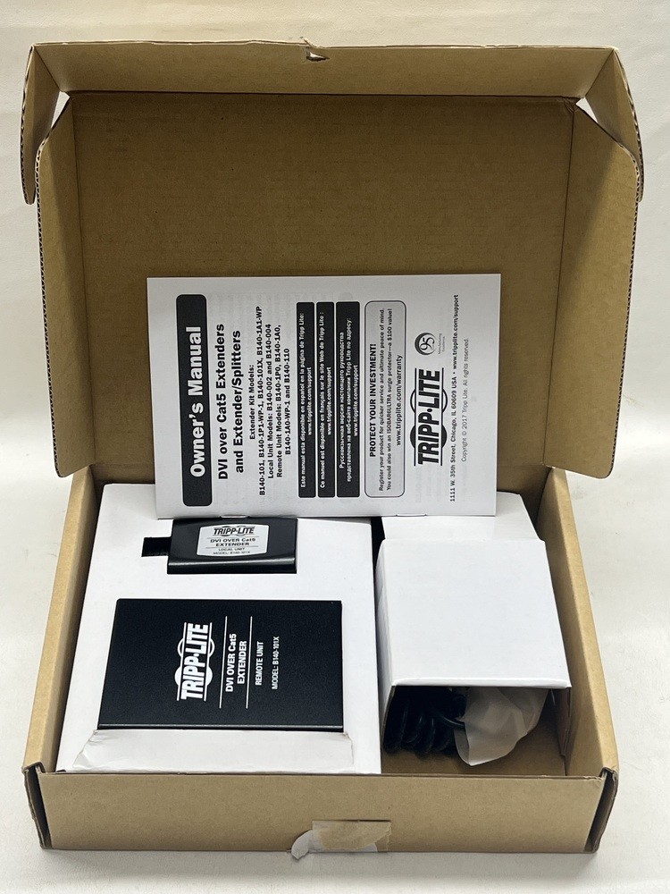 TRIPP-LITE B140-101X DVI OVER CAT5 ACTIVE EXTENDER KIT