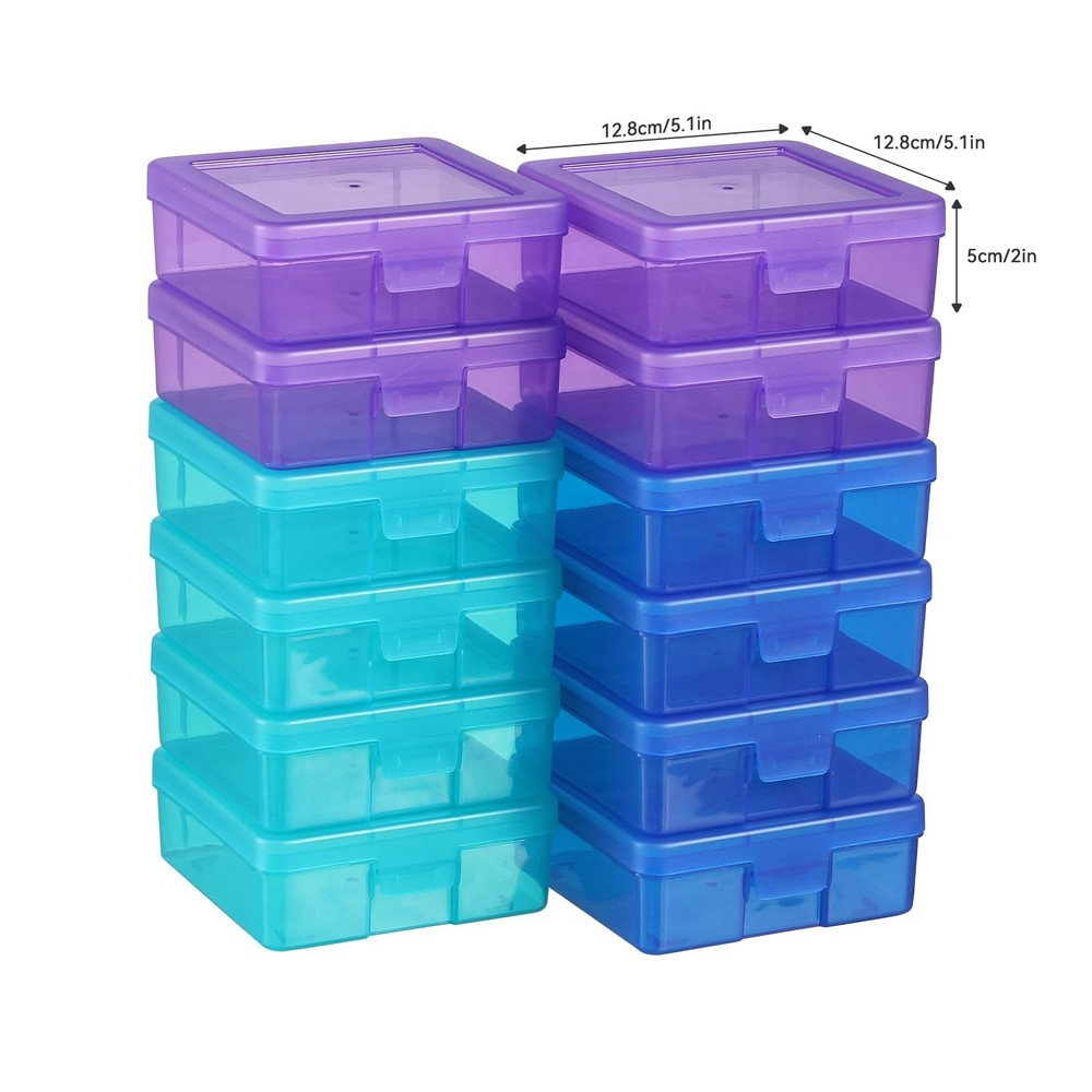 Small Plastic Storage Containers Clear Arts & Crafts Storage Boxes & Organize...