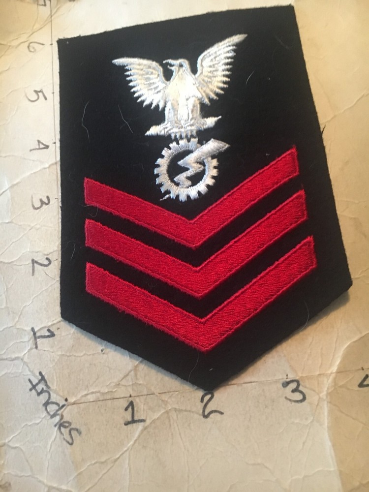 USN Rate Training Deviceman 1st Class Petty Officer Patch 6/14/25