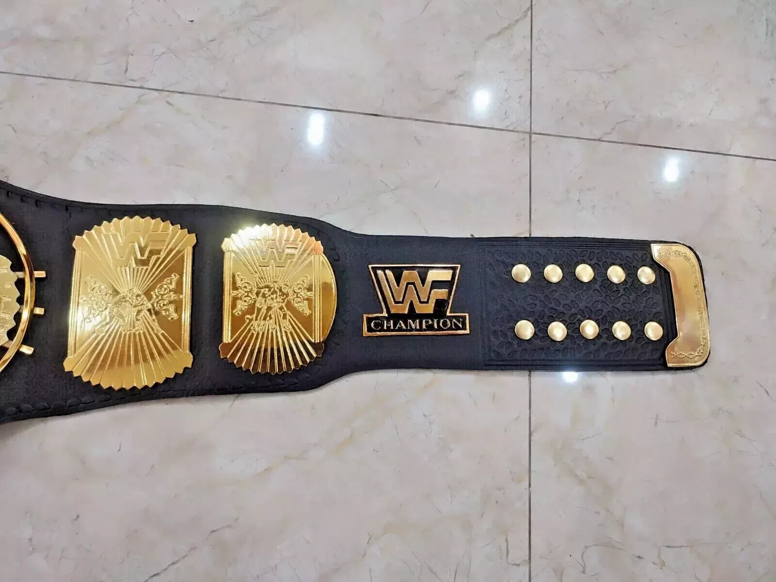 Winged Eagle Championship Wrestling Replica Title Belt Brass 2mm Adult size