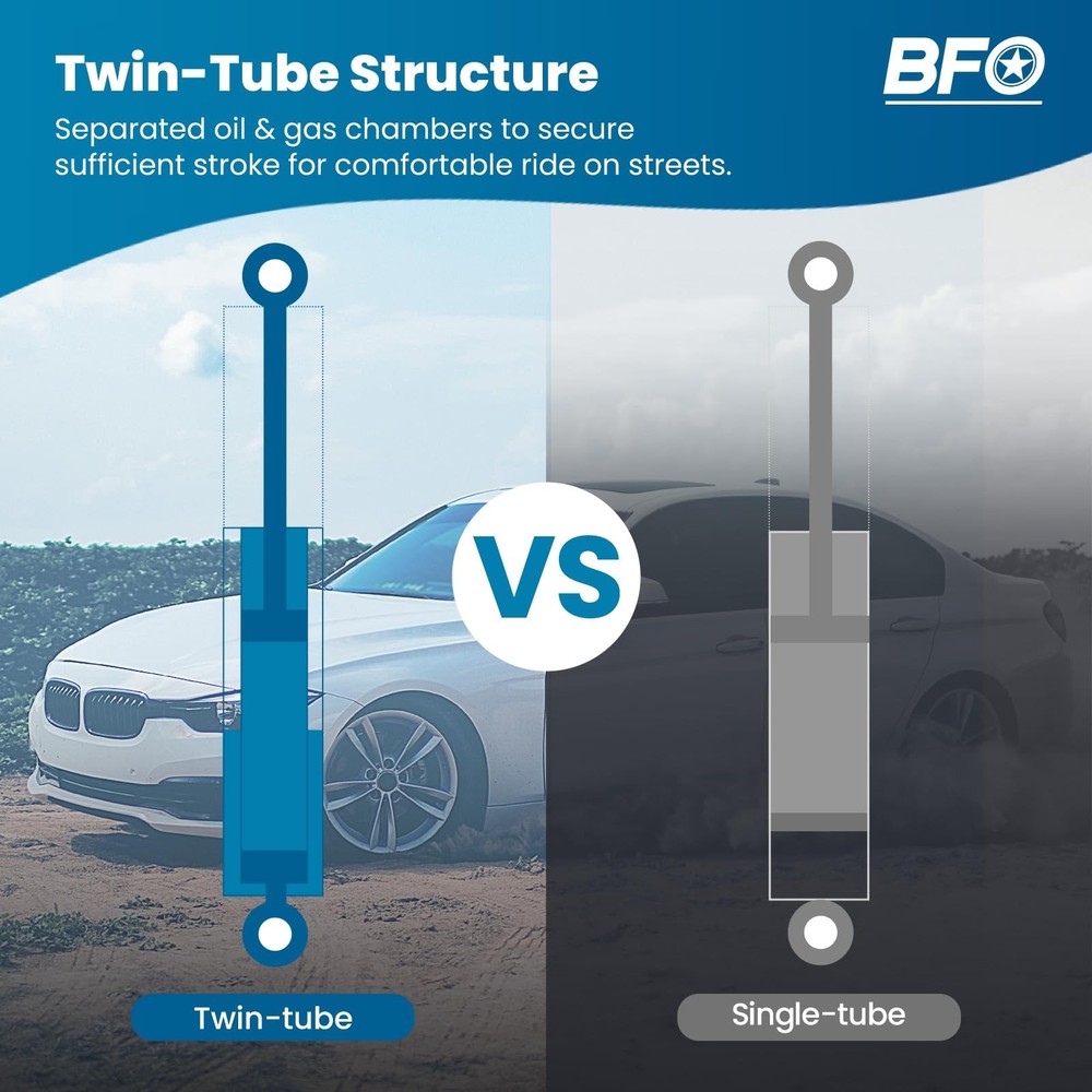 E46 Coilover Struts Adjustable Height Lowering Suspension Kit Black 1998-2005