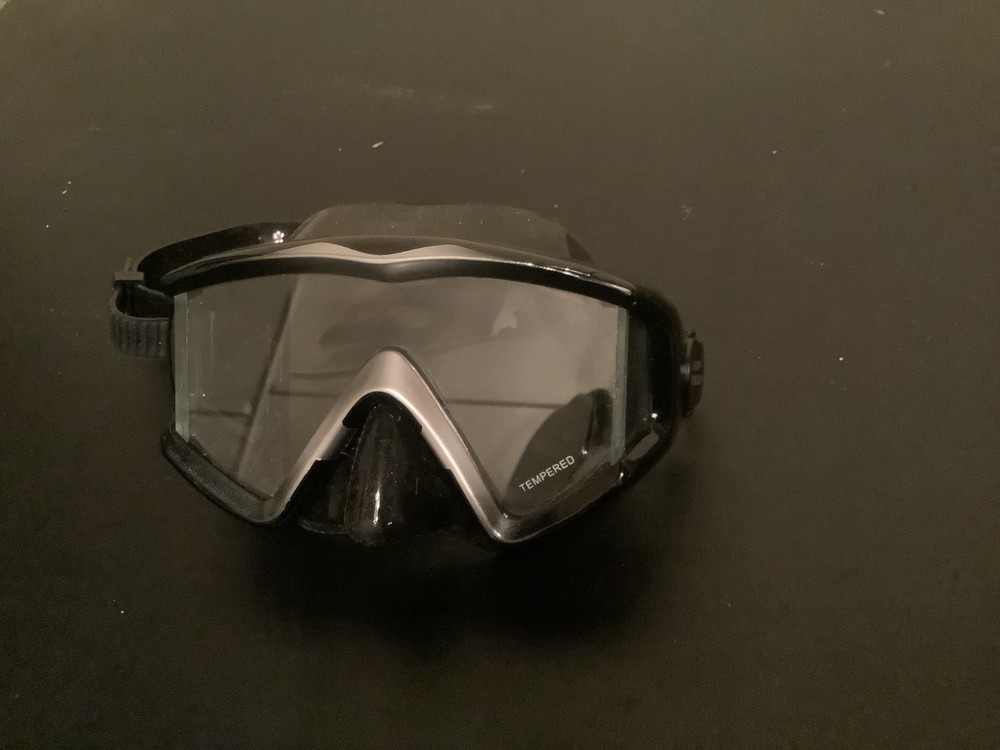 EXP Vision Scuba Diving Mask Panoramic View Tempered Glass Adjustable Strap