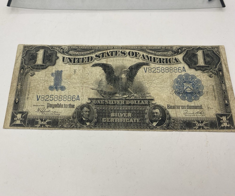 1899 $1 "Black Eagle" Large Size Silver Certificate -1$ Condition US
