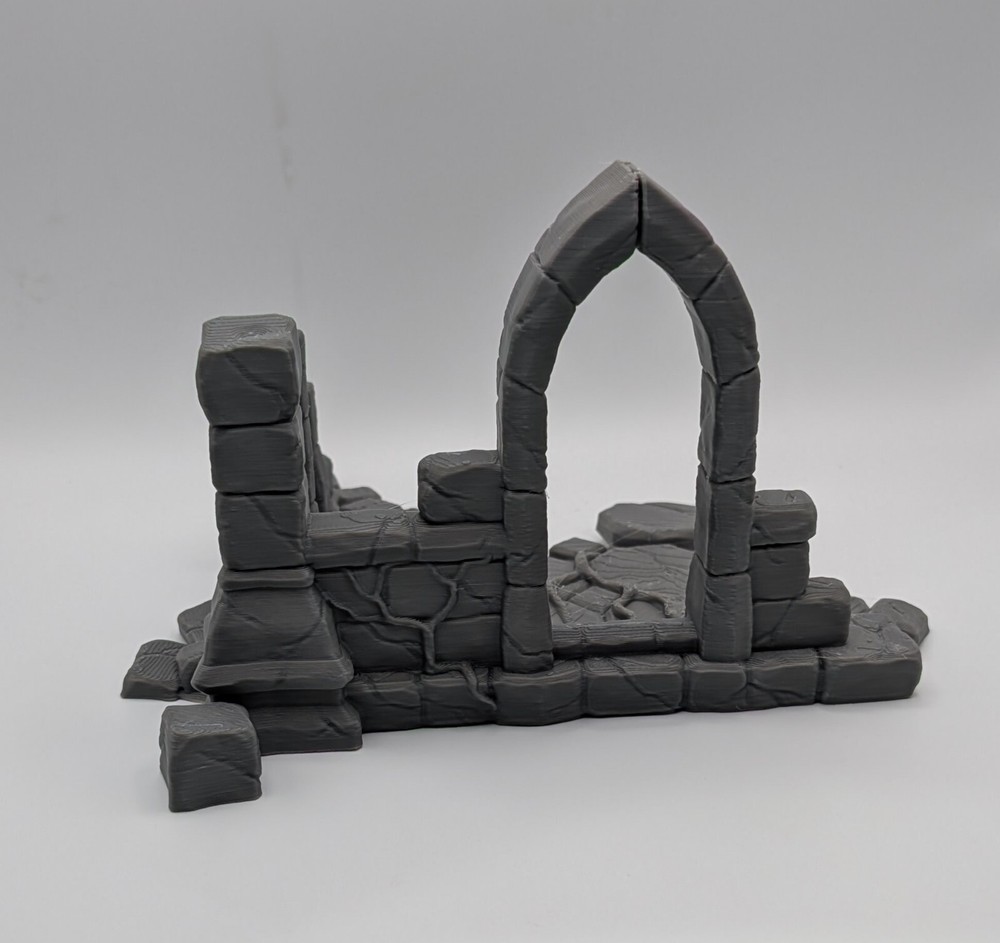 Gothic Ruins Terrain 28mm Plastic Model