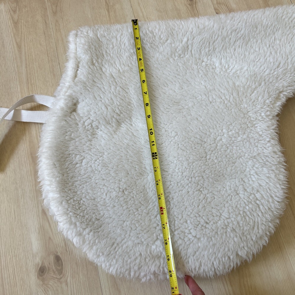 White English Saddle Pad