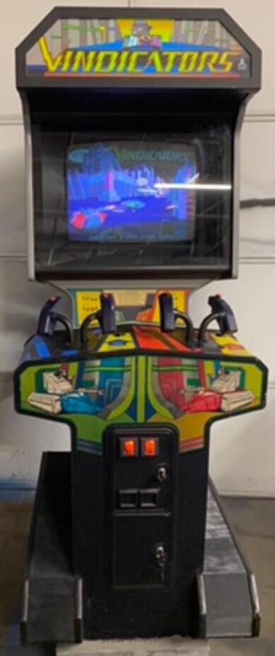 VINDICATORS ARCADE MACHINE by ATARI 1988 (Excellent Condition) *RARE*