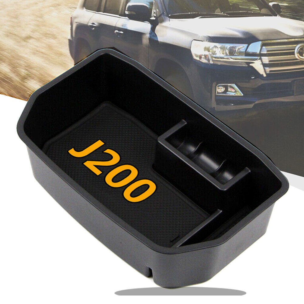 For08- Land Cruiser Center Console Tray Interior Armrest Storage Box Accessories