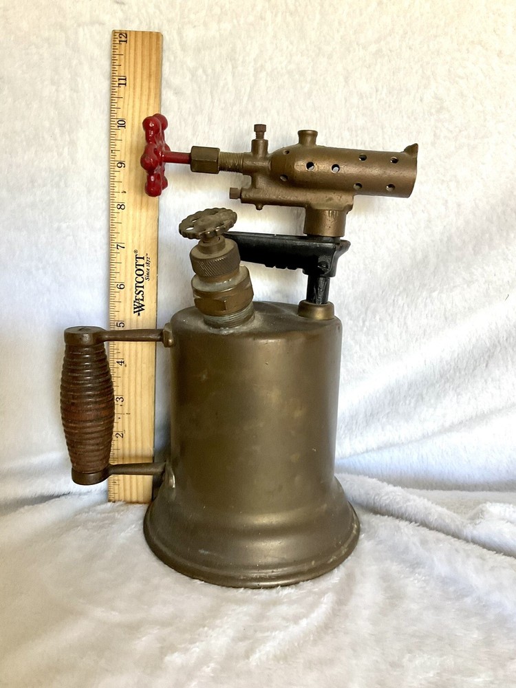 vintage blow torch brass