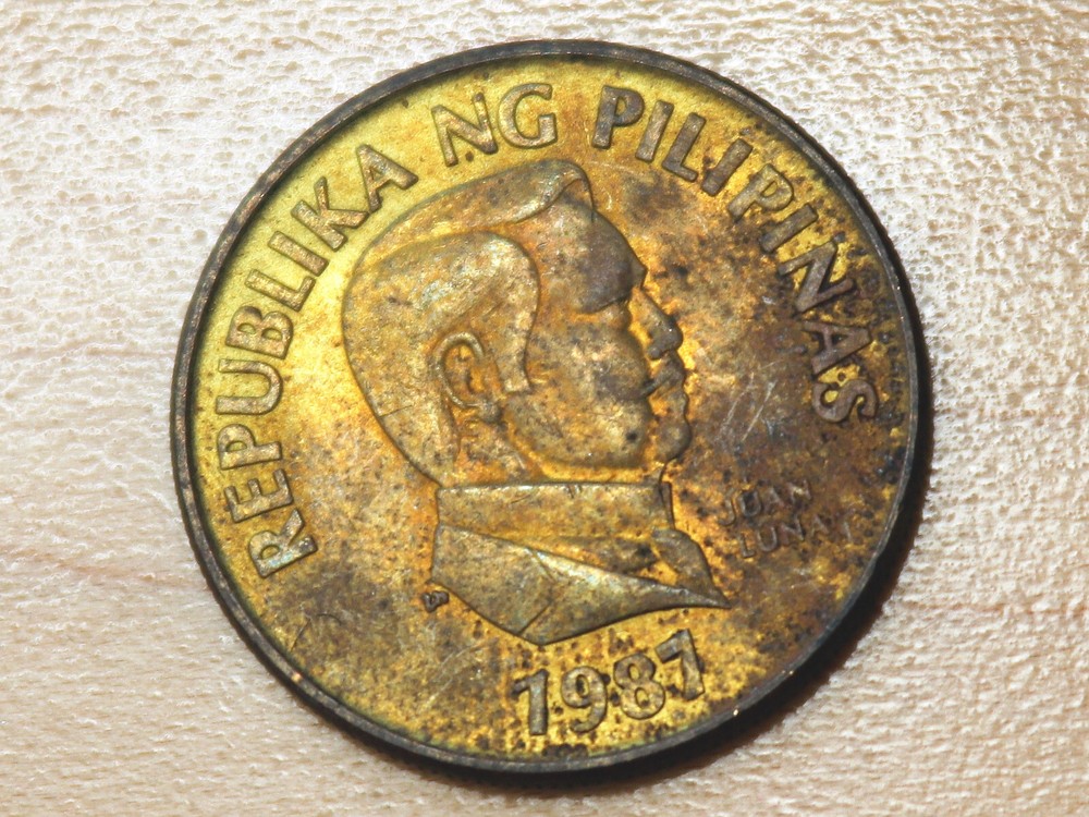 1987 Philippines 25 Sentimos Butterfly