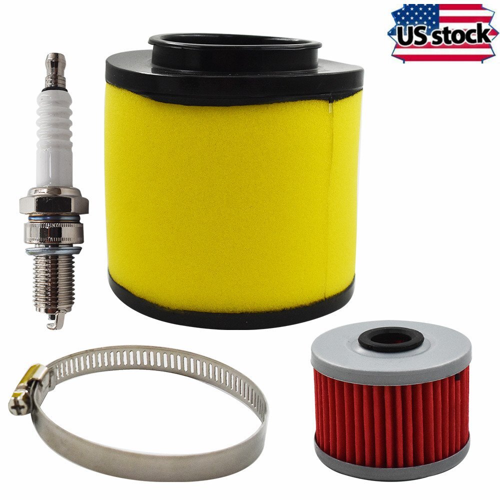 Air Oil Filter Spark Plug Tune Up Kit For Honda FourTrax 300 TRX300 1988-2000 US
